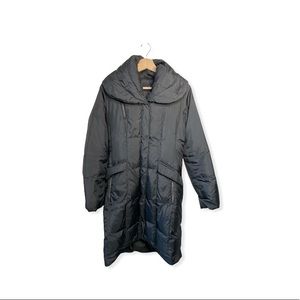 Cole Haan Down Jacket Parka Coat Gray Long